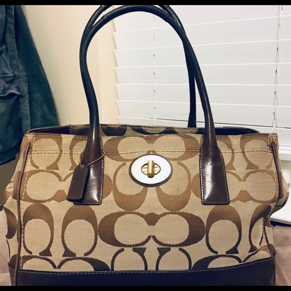 Large Coach tote
